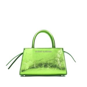 Brandon Blackwood Arlen Bag in metallic green cracked leather
Retails for $250